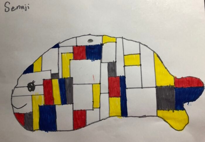 Abstract Art: Whale